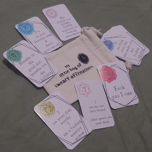 Sassy Affirmation Cards✨️ Daily Draw Oracle Mantra Bookmark etc. - Picture 2 of 5